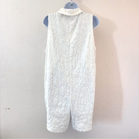 Z Supply Resort Cabo Terry Romper Size M White Swim Cover NWT - Picture 6 of 12